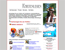 Tablet Screenshot of kartenlegen-live.com